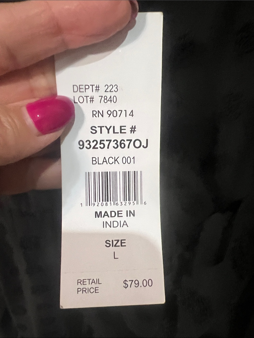 Black Sheer Swiss Dot Midi Dress with Ruffled Hem - Picture 4 of 12